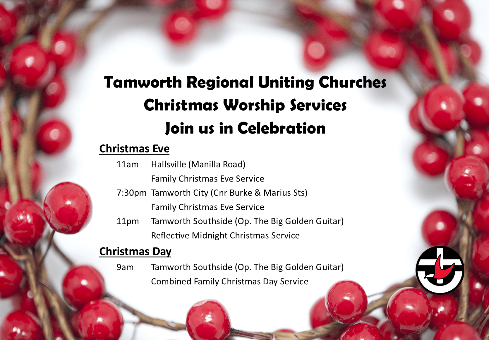 Christmas Day Services 2023