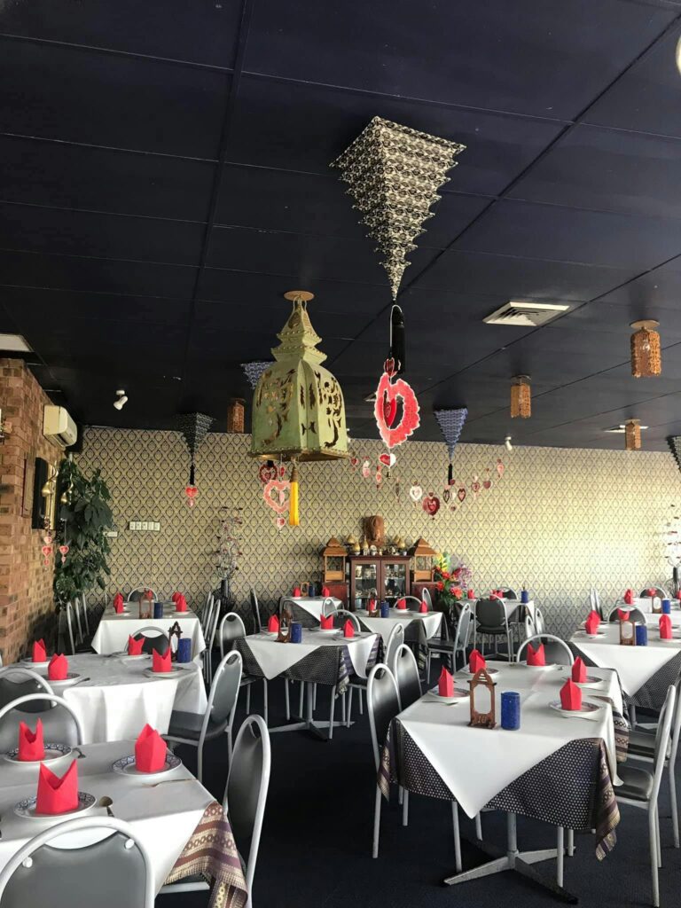 Image of tables and chairs inside