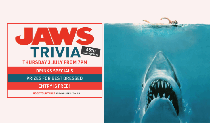 Themed Trivia: Jaws 45th Anniversary Night at Joe Maguires