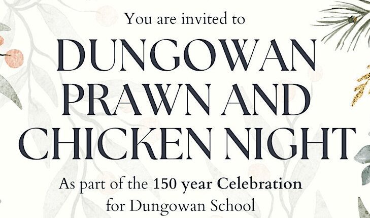 Dungowan Prawn and Chicken – Dinner Dance