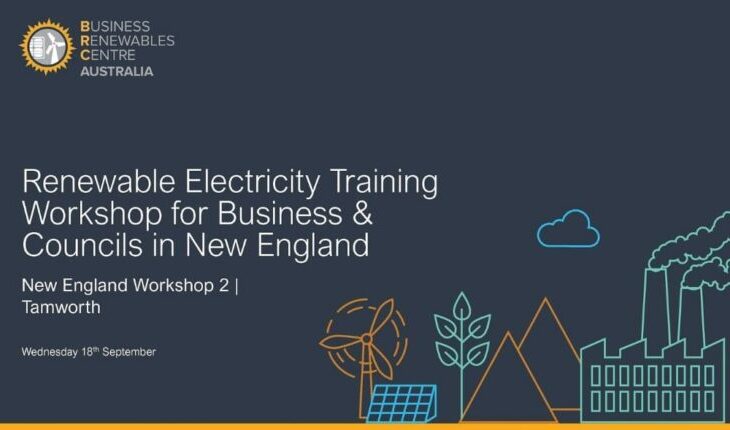 Renewable Energy Training Workshop for Business & Councils in New England