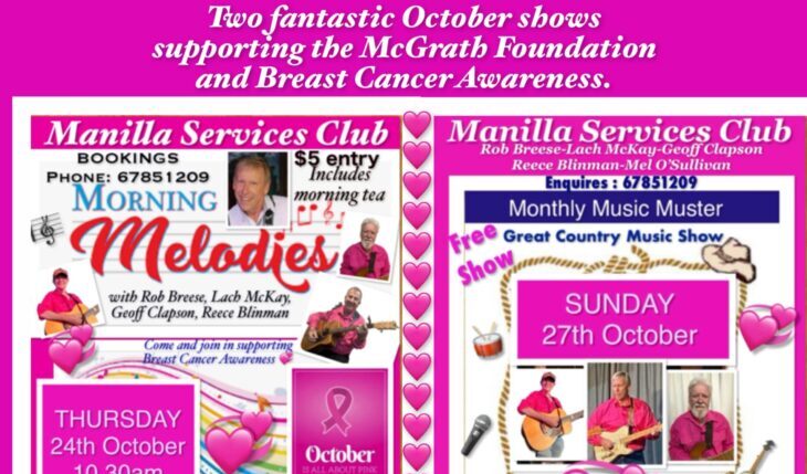 Morning Melodies at Manilla Services Club