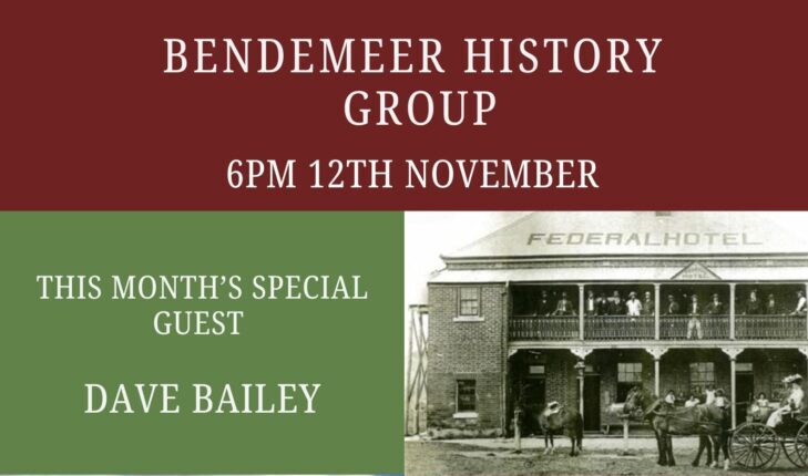 Bendemeer History Group at Bendemeer Hotel