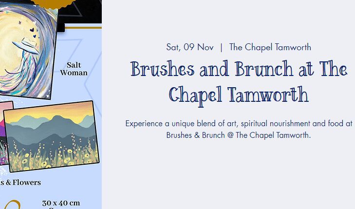 Brushes and Brunch at The Chapel Tamworth