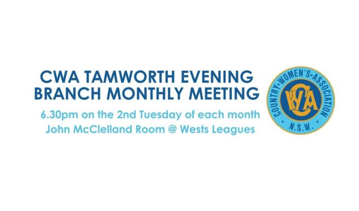 CWA Tamworth Evening Branch March Meeting