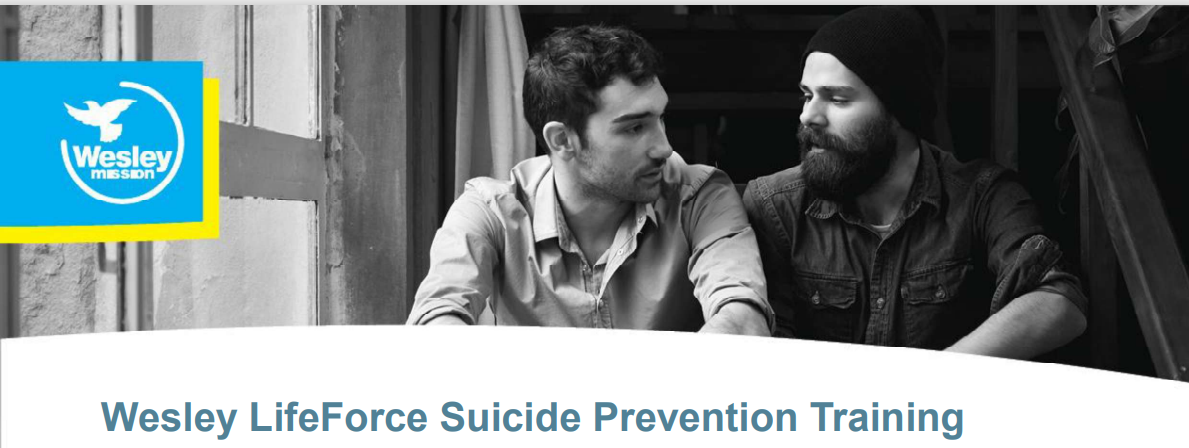 Free Training! Wesley LifeForce Suicide Prevention Training