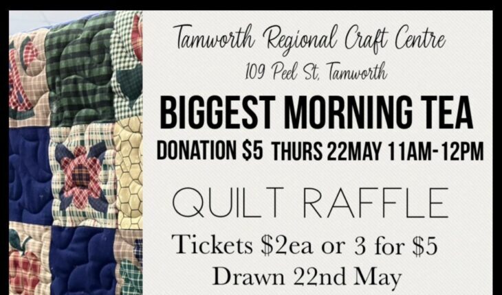 Biggest Morning Tea at Tamworth Regional Craft Centre
