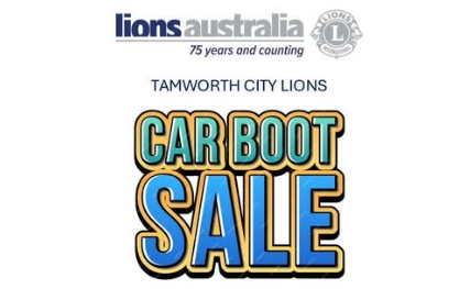 Tamworth City Lions Car Boot Sale