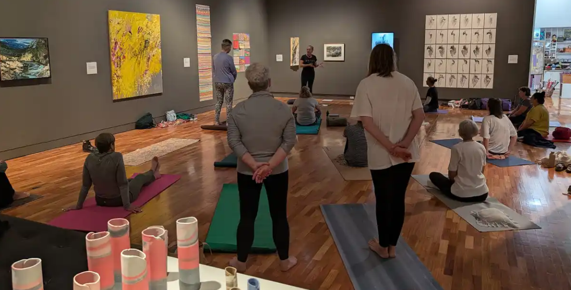 Yoga in the Gallery