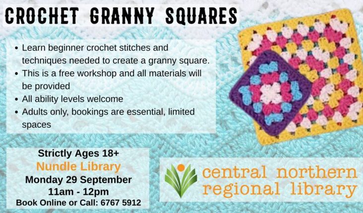 Crochet Granny Squares (Adults Only) – Nundle Library