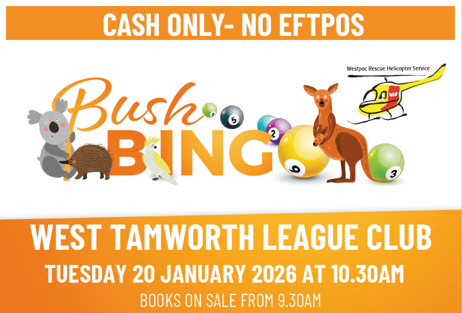 Bush Bingo at Wests