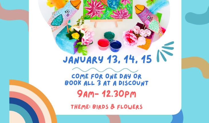 Elevating Art Studio, School Holiday Workshop