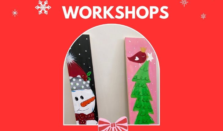 Christmas Workshop Porch Leaners