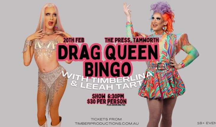 Drag Bingo with Timberlina and Leeah Tart