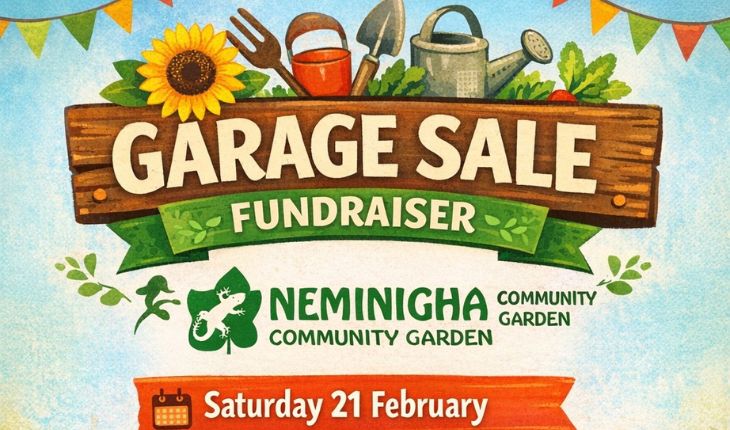 Garage Sale Fundraiser, Nemingha Community Garden