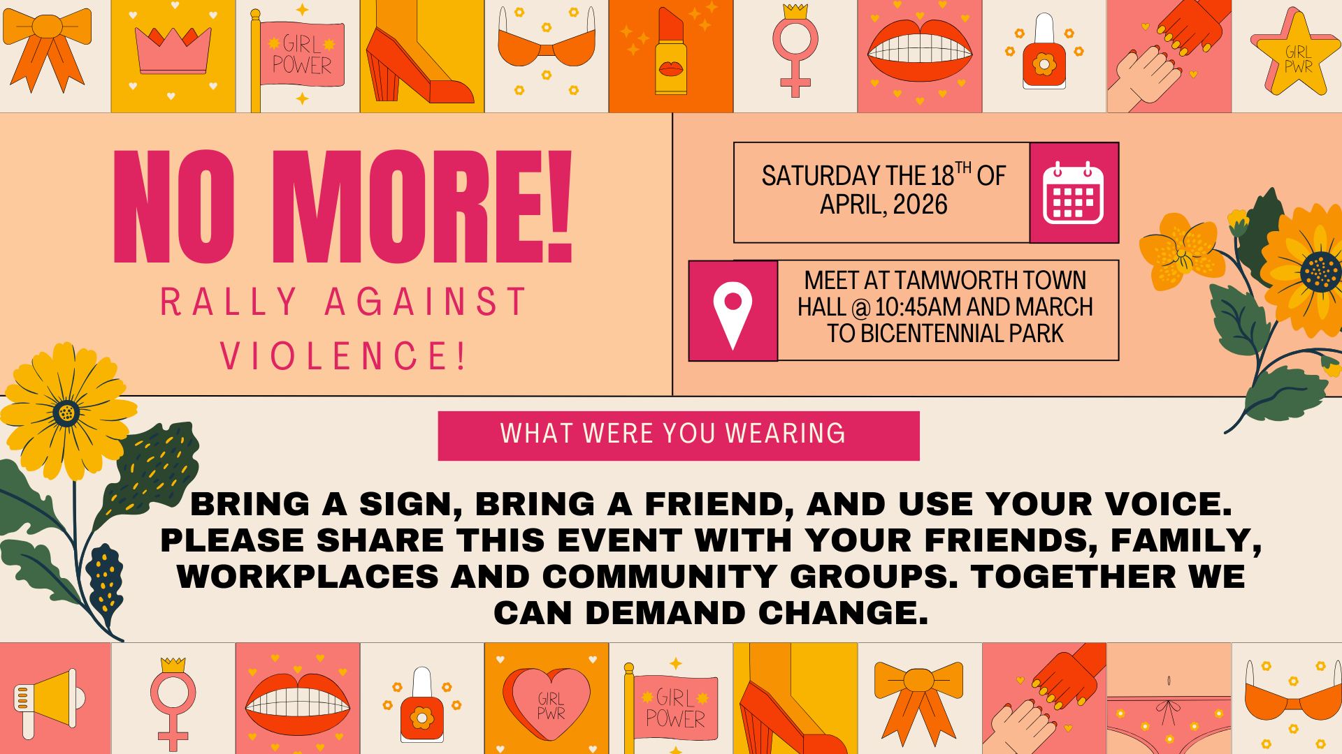 NO MORE! Rally Against Violence