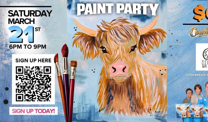 Paint & Sip, Mable the Country Cow