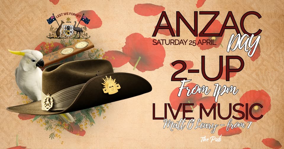 ANZAC Day at The Pub