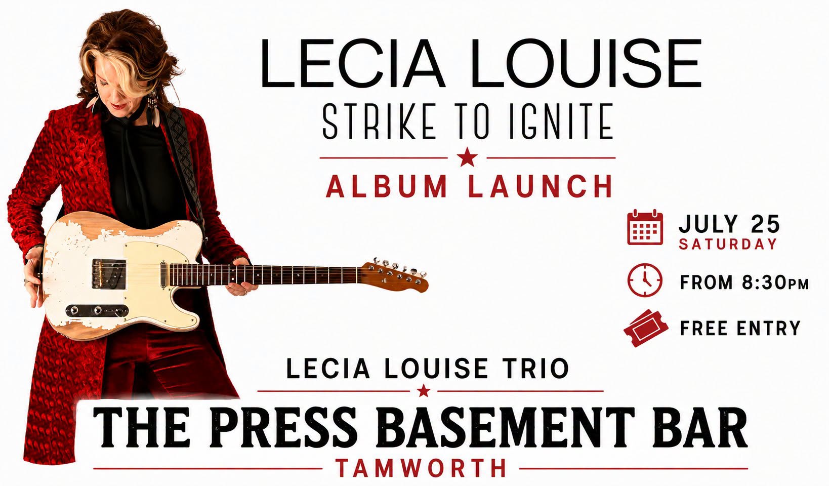 Lecia Louise Trio | Album Launch